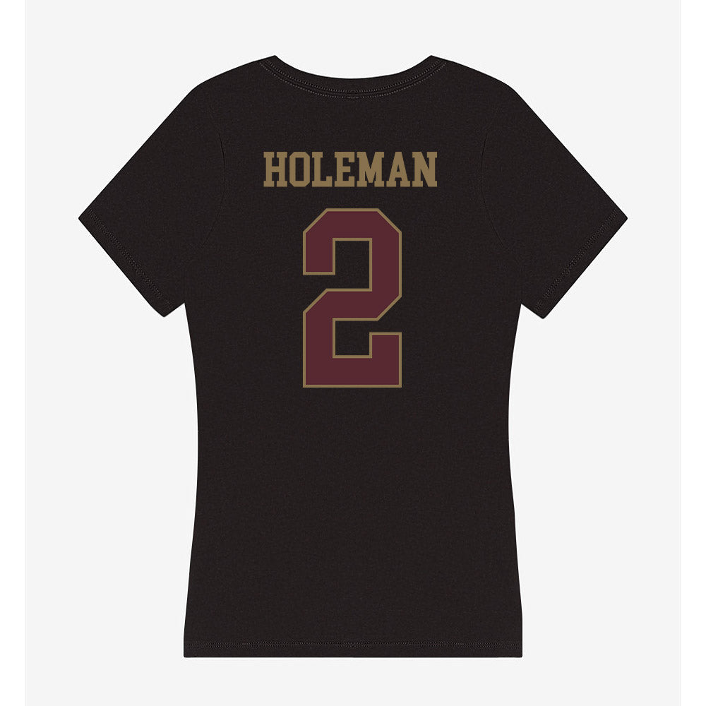 Texas State - NCAA Women's Soccer : Anna Mae Holeman - Women's V-Neck T-Shirt-1