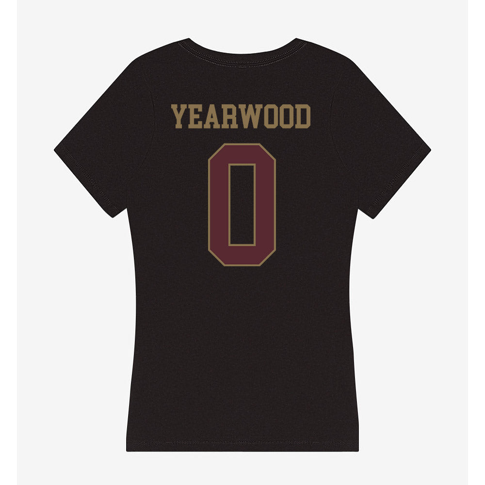 Texas State - NCAA Baseball : Alex Yearwood - Women's V-Neck T-Shirt-1