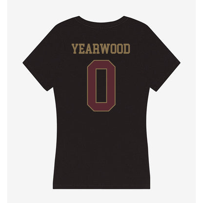 Texas State - NCAA Baseball : Alex Yearwood - Women's V-Neck T-Shirt-1