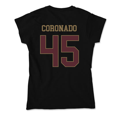 Texas State - NCAA Baseball : Victor Coronado - Soft Style Women’s T-Shirt-1