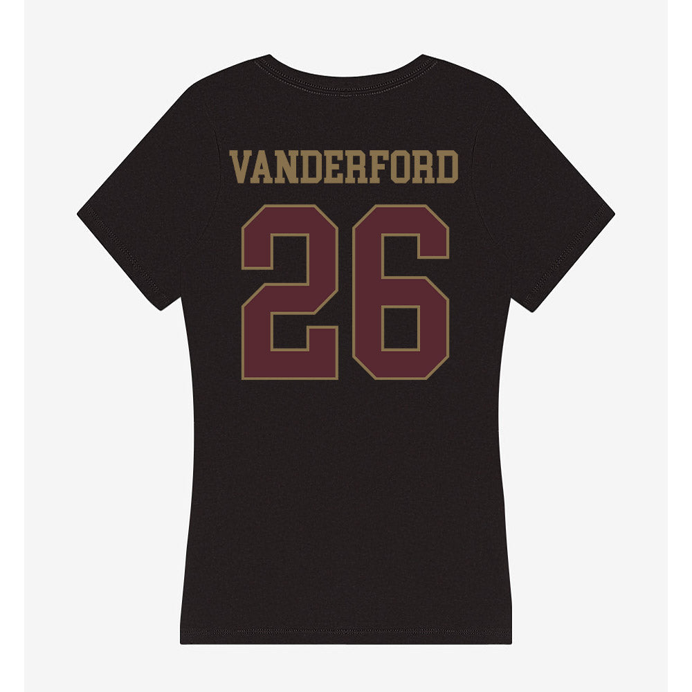 Texas State - NCAA Softball : Sara Vanderford - Women's V-Neck T-Shirt-1