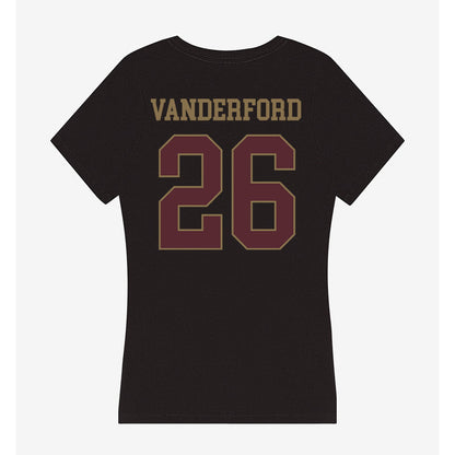 Texas State - NCAA Softball : Sara Vanderford - Women's V-Neck T-Shirt-1