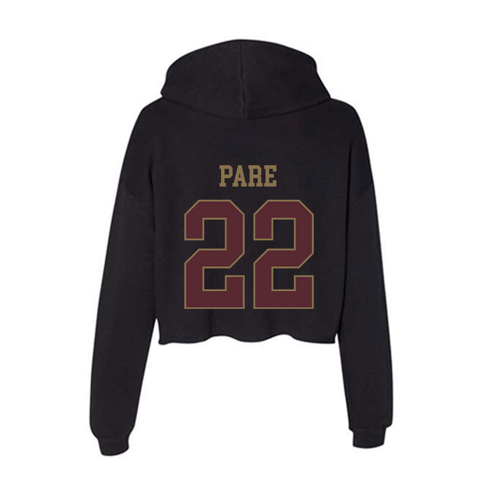Texas State - NCAA Football : Lincoln Pare - Women's Crop Fleece Hoodie-1