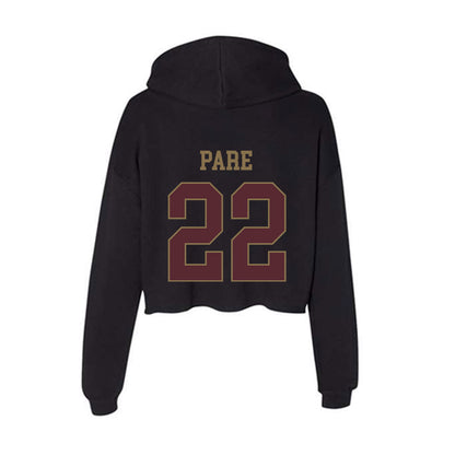 Texas State - NCAA Football : Lincoln Pare - Women's Crop Fleece Hoodie-1