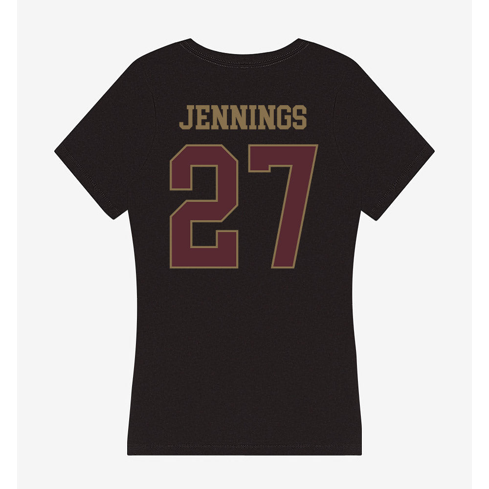 Texas State - NCAA Softball : Abigail Jennings - Women's V-Neck T-Shirt-1