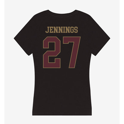 Texas State - NCAA Softball : Abigail Jennings - Women's V-Neck T-Shirt-1