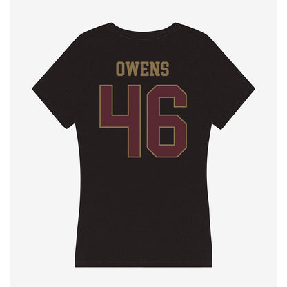 Texas State - NCAA Baseball : Marsha Owens - Women's V-Neck T-Shirt-1