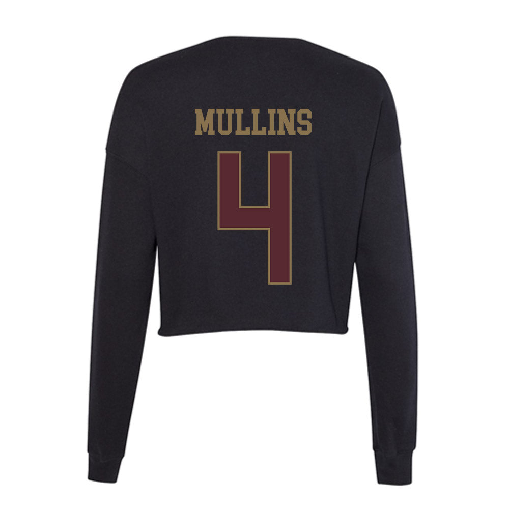 Texas State - NCAA Softball : Jessica Mullins - Women's Cropped Crew Fleece-1