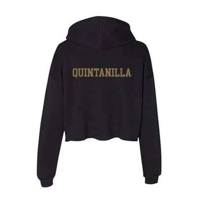 Texas State - NCAA Women's Golf : Grace Quintanilla - Women's Crop Fleece Hoodie-1