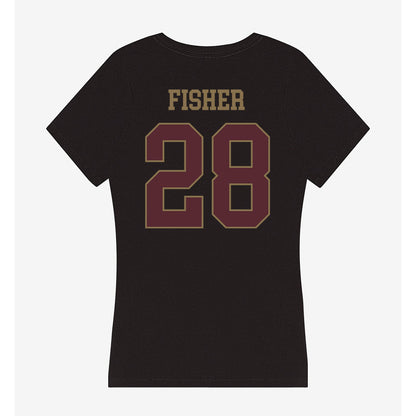 Texas State - NCAA Women's Soccer : Annabelle Fisher - Women's V-Neck T-Shirt-1