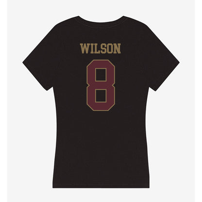 Texas State - NCAA Softball : Taylor Wilson - Women's V-Neck T-Shirt-1