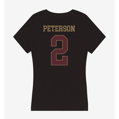 Texas State - NCAA Softball : Erin Peterson - Women's V-Neck T-Shirt-1