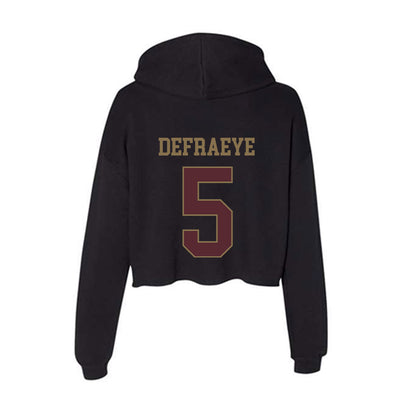 Texas State - NCAA Women's Volleyball : Jade Defraeye - Women's Crop Fleece Hoodie-1