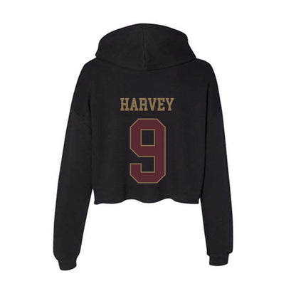 Texas State - NCAA Softball : Sydney Harvey - Women's Crop Fleece Hoodie-1