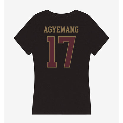 Texas State - NCAA Women's Soccer : Constance Agyemang - Women's V-Neck T-Shirt-1