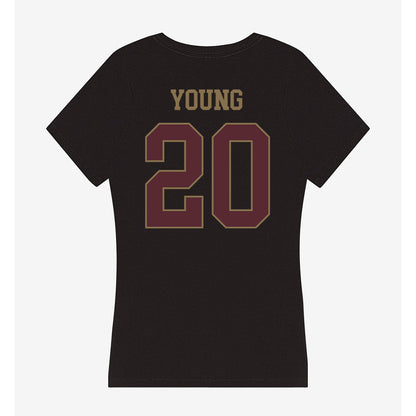 Texas State - NCAA Softball : Peyton Young - Women's V-Neck T-Shirt-1