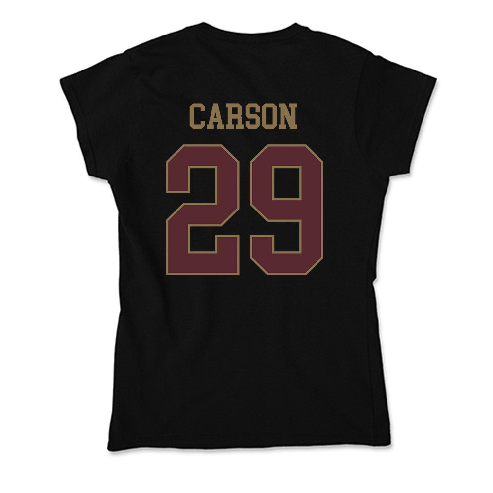 Texas State - NCAA Baseball : Tanner Carson - Soft Style Women’s T-Shirt-1