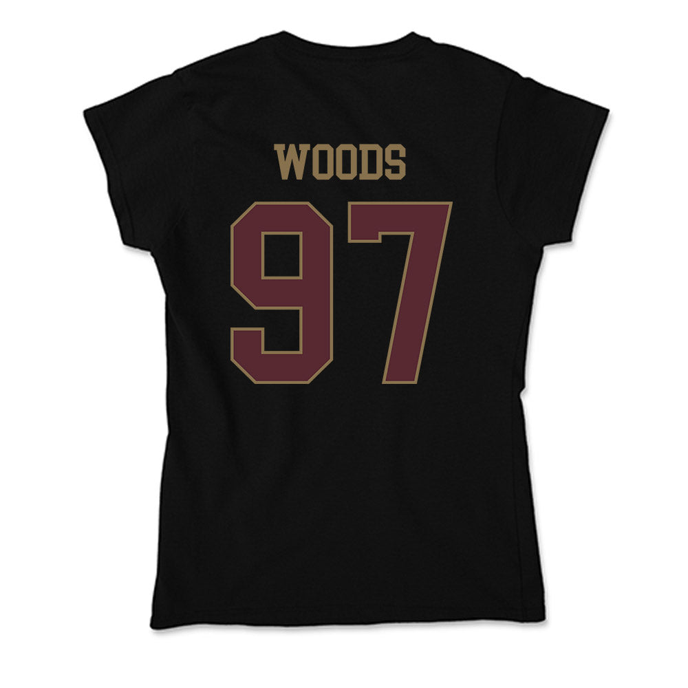 Texas State - NCAA Football : Devarrick Woods - Soft Style Women’s T-Shirt-1