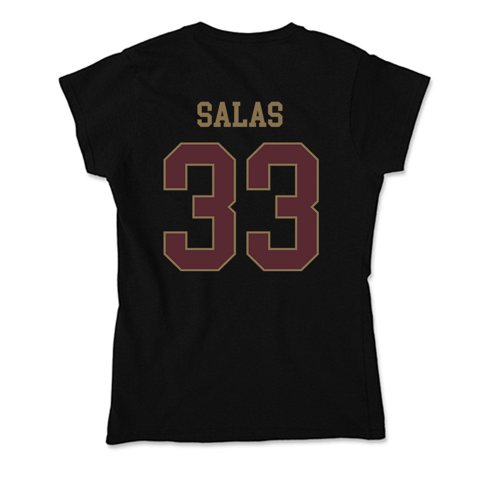 Texas State - NCAA Baseball : Manny Salas - Soft Style Women’s T-Shirt-1