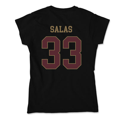 Texas State - NCAA Baseball : Manny Salas - Soft Style Women’s T-Shirt-1