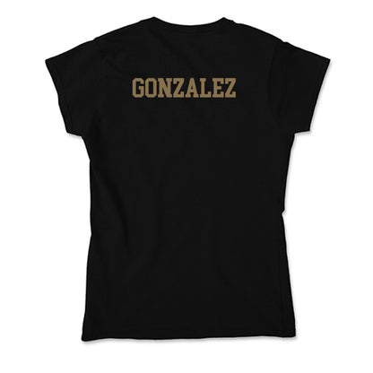 Texas State - NCAA Women's Track & Field : Mia Gonzalez - Soft Style Women’s T-Shirt-1