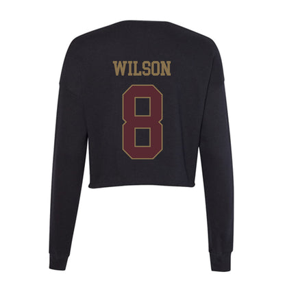 Texas State - NCAA Softball : Taylor Wilson - Women's Cropped Crew Fleece-1