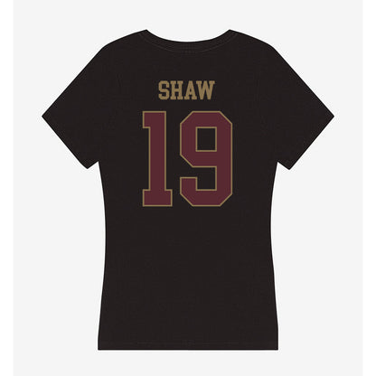 Texas State - NCAA Women's Soccer : Haley Shaw - Women's V-Neck T-Shirt-1