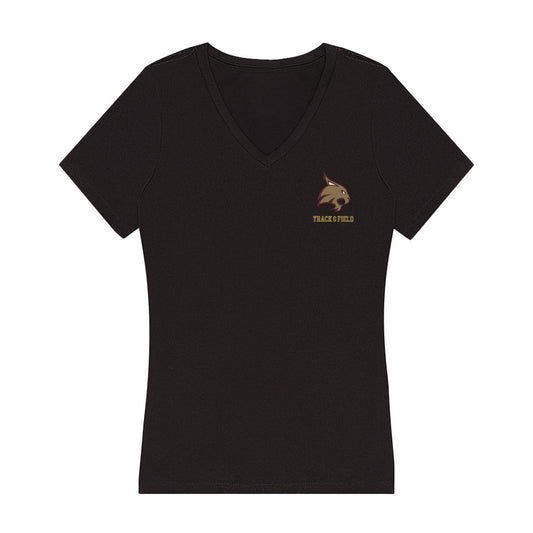 Texas State - NCAA Women's Track & Field : McKenah Sears - Women's V-Neck T-Shirt-0