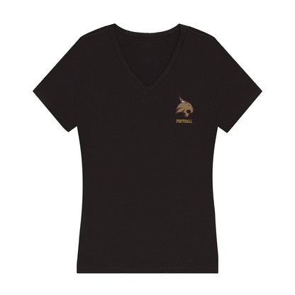 Texas State - NCAA Football : Jacob Bonilla - Women's V-Neck T-Shirt-0