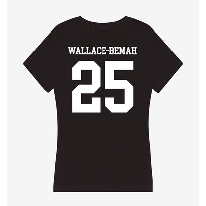 UNC Charlotte - NCAA Football : Prince Wallace-Bemah - Women's V-Neck T-Shirt-1