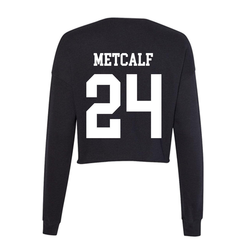 UNC Charlotte - NCAA Women's Soccer : Allie Metcalf - Women's Cropped Crew Fleece-1