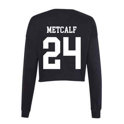 UNC Charlotte - NCAA Women's Soccer : Allie Metcalf - Women's Cropped Crew Fleece-1