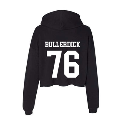 UNC Charlotte - NCAA Football : Isaiah Bullerdick - Women's Crop Fleece Hoodie-1