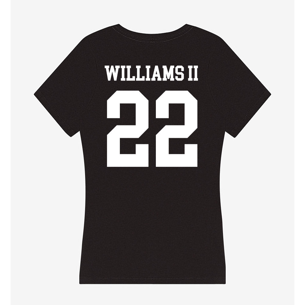 UNC Charlotte - NCAA Football : DeQuinder Williams II - Women's V-Neck T-Shirt-1