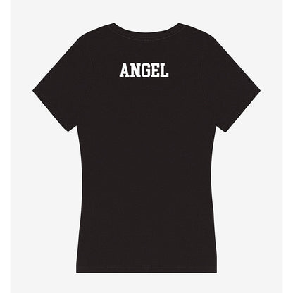 UNC Charlotte - NCAA Women's Track & Field : Hannah Angel - Women's V-Neck T-Shirt-1