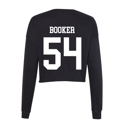 UNC Charlotte - NCAA Football : Adam Booker - Women's Cropped Crew Fleece-1