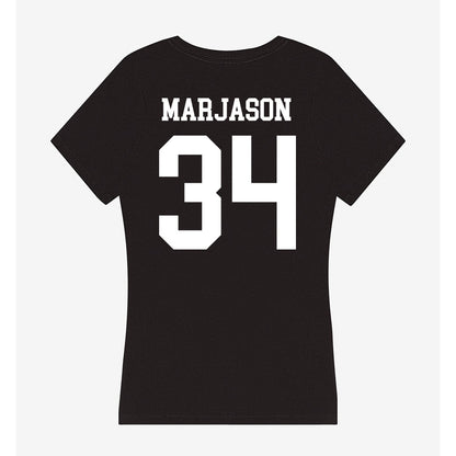 OKBU - NCAA Women's Basketball : Aubrey Marjason - Women's V-Neck T-Shirt-1