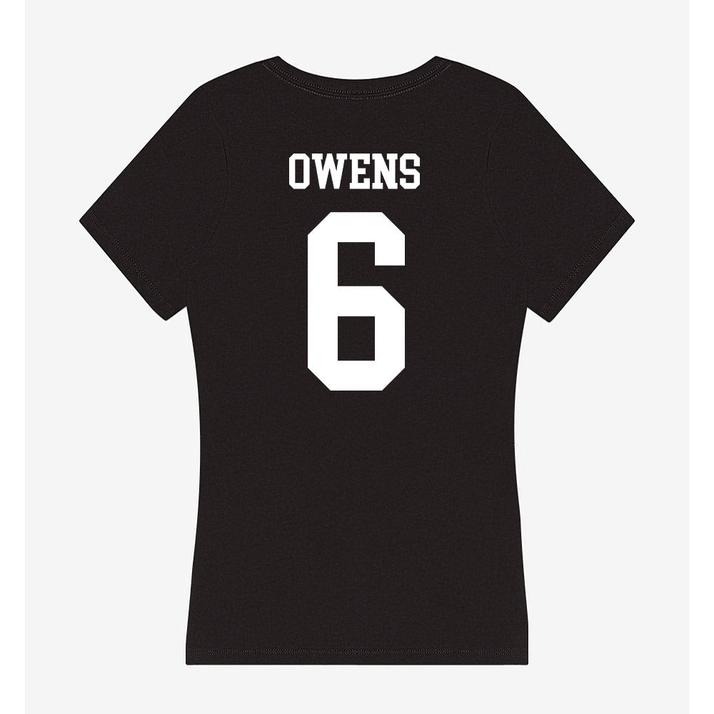 OKBU - NCAA Football : Ernest Owens - Women's V-Neck T-Shirt-1
