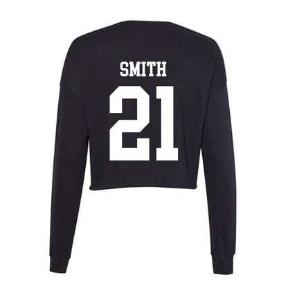 OKBU - NCAA Football : Cole Smith - Women's Cropped Crew Fleece-1