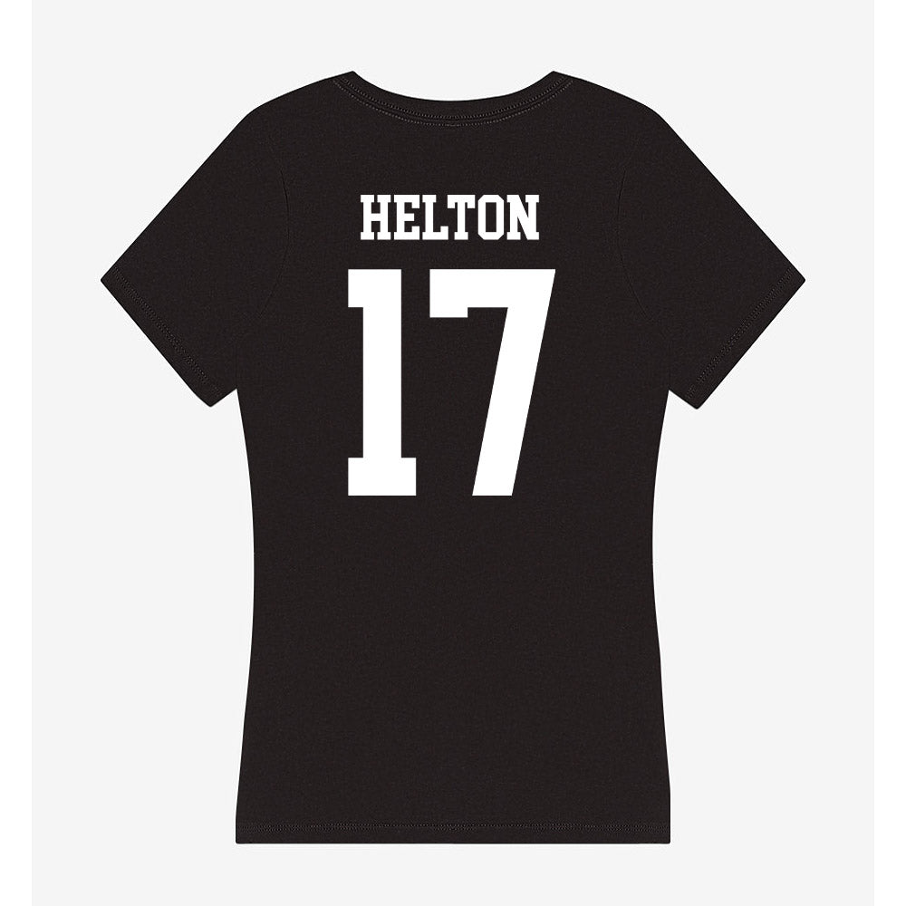 OKBU - NCAA Football : Kai helton - Women's V-Neck T-Shirt-1