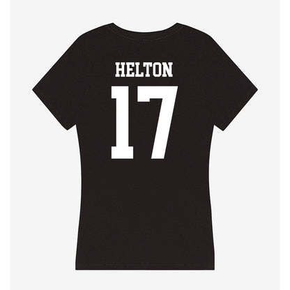 OKBU - NCAA Football : Kai helton - Women's V-Neck T-Shirt-1