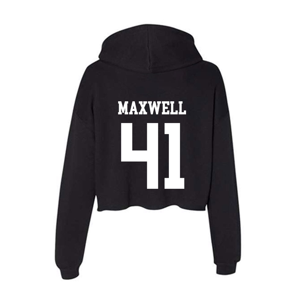 OKBU - NCAA Football : Patrick Maxwell - Women's Crop Fleece Hoodie-1