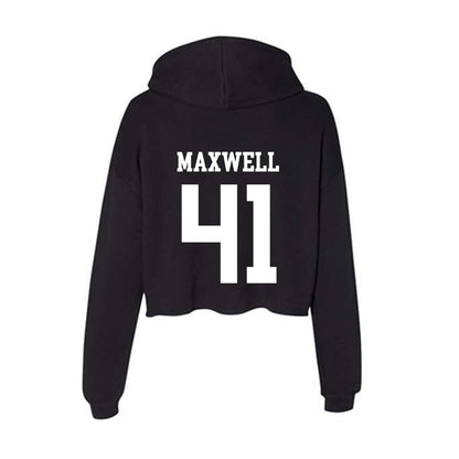 OKBU - NCAA Football : Patrick Maxwell - Women's Crop Fleece Hoodie-1