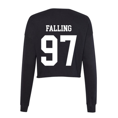 OKBU - NCAA Football : Carter Falling - Women's Cropped Crew Fleece-1