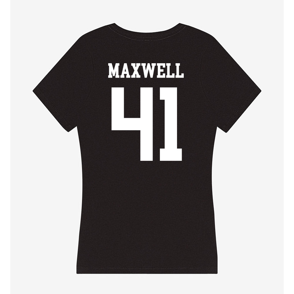 OKBU - NCAA Football : Patrick Maxwell - Women's V-Neck T-Shirt-1