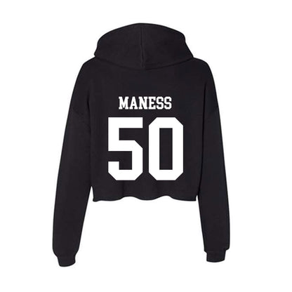 OKBU - NCAA Football : Carter Maness - Women's Crop Fleece Hoodie-1
