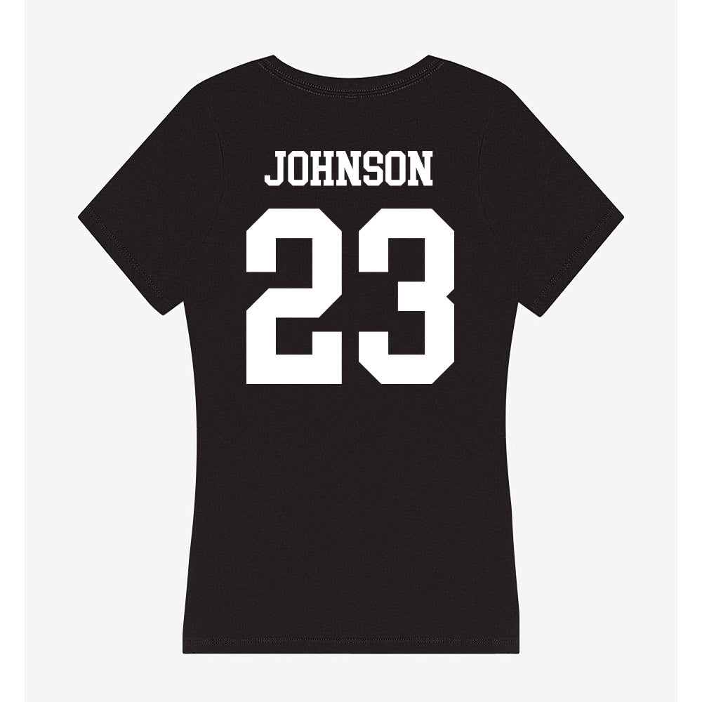 OKBU - NCAA Baseball : Quinn Johnson - Women's V-Neck T-Shirt-1