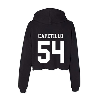 OKBU - NCAA Football : Landen Capetillo - Women's Crop Fleece Hoodie-1