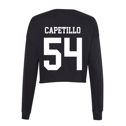 OKBU - NCAA Football : Landen Capetillo - Women's Cropped Crew Fleece-1