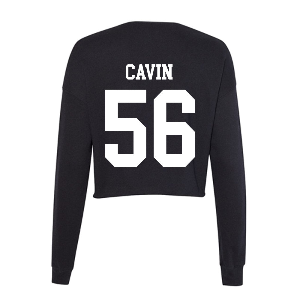 OKBU - NCAA Football : Kye Cavin - Women's Cropped Crew Fleece-1